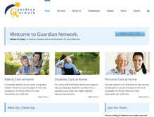 Tablet Screenshot of guardian-network.com.au